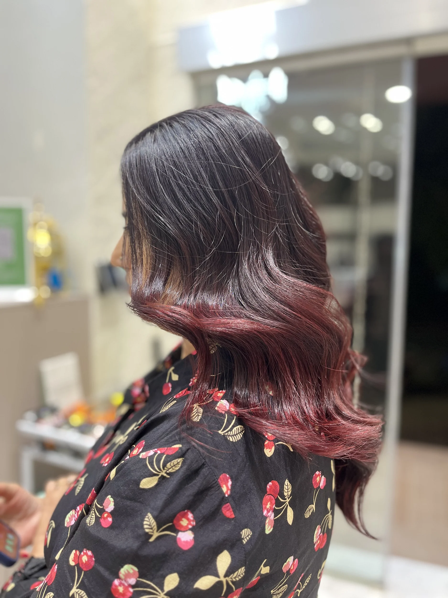 Vivid Red Highlights