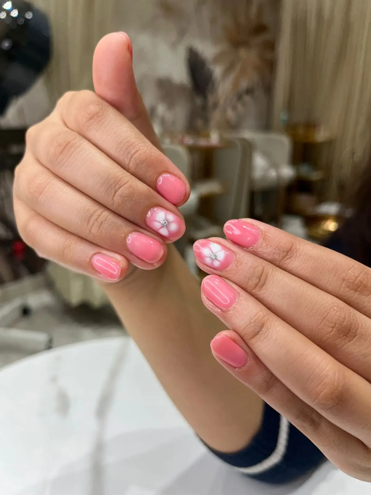 Nail Extensions 5 Gel Polish with Nail Art