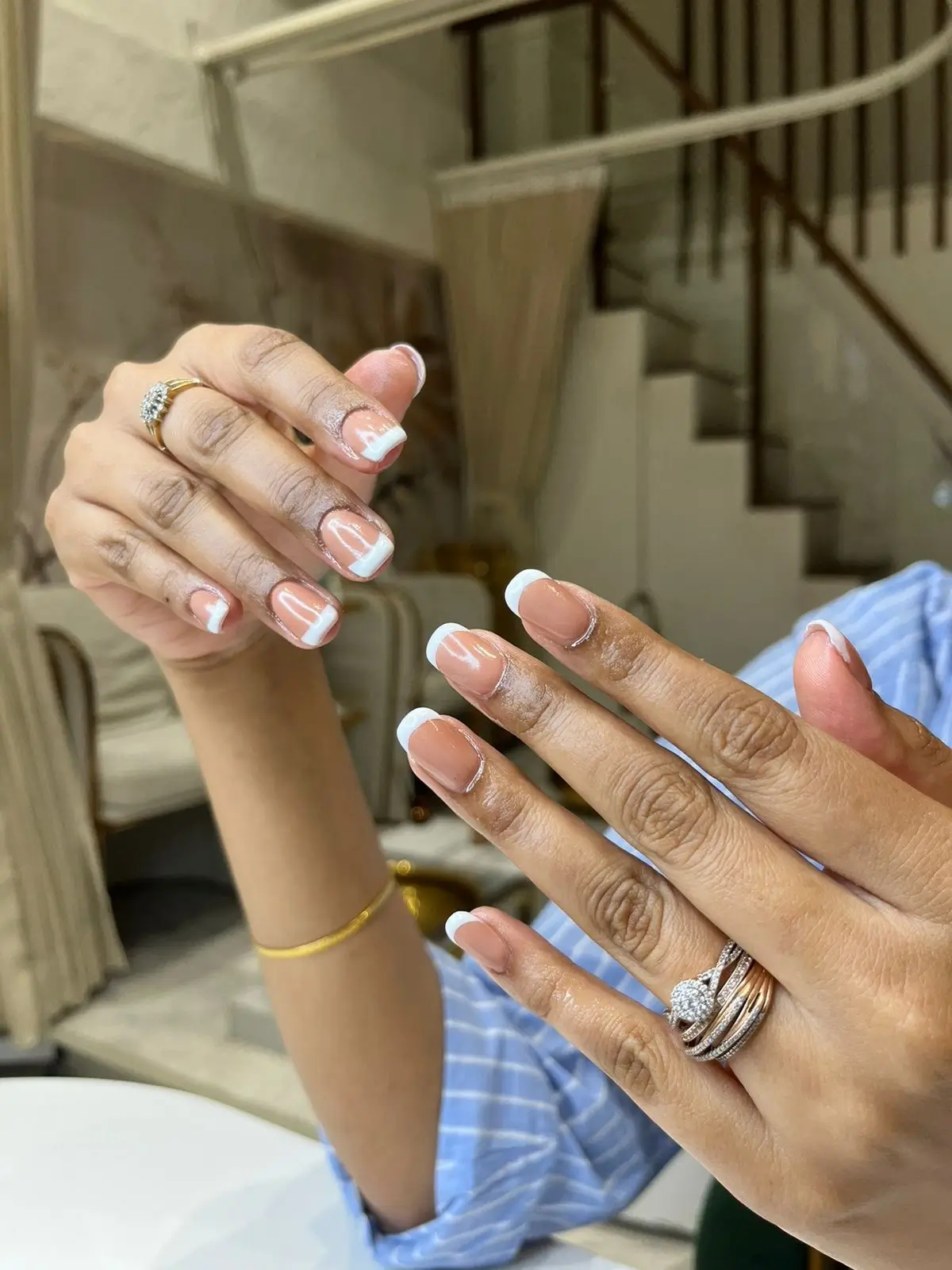 Nail Extensions 6 French Extension