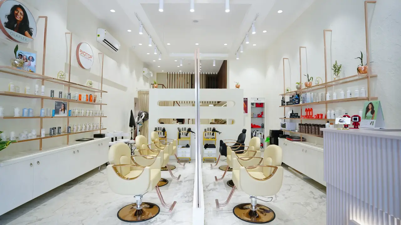 Interior of best salon in baner - Ally 21 salon