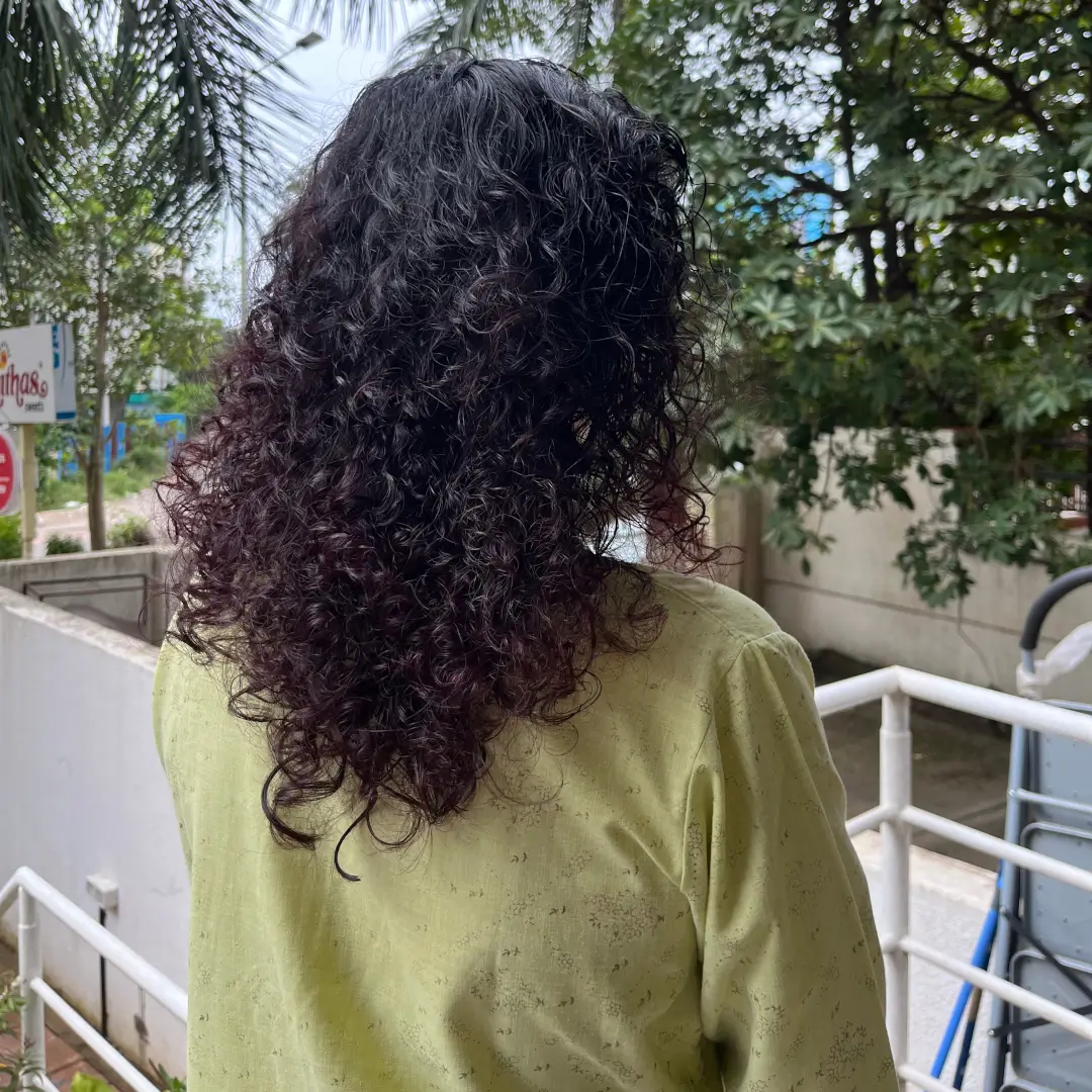 Global Hair Color on Curly hairs