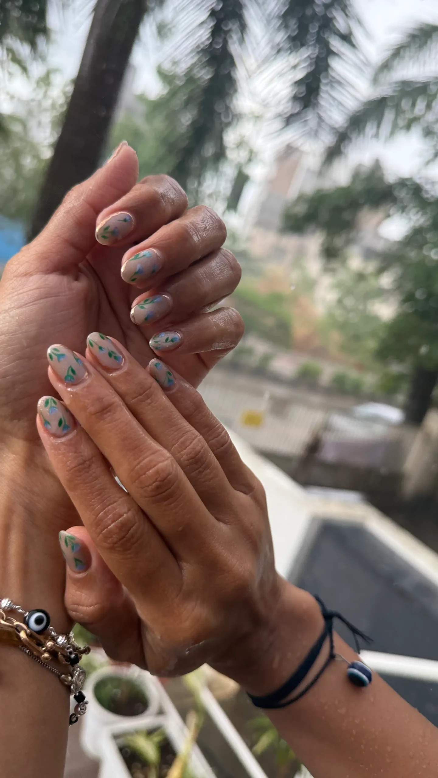 Nail Technician Course In Baner 2 Cat Eye Leafy Nail Art